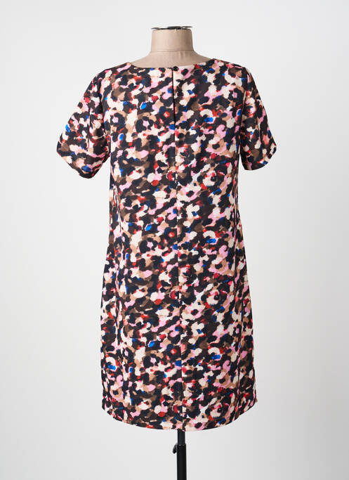 Robe mi-longue coupe fluide manches courtes noir MOLLY BRACKEN femme
