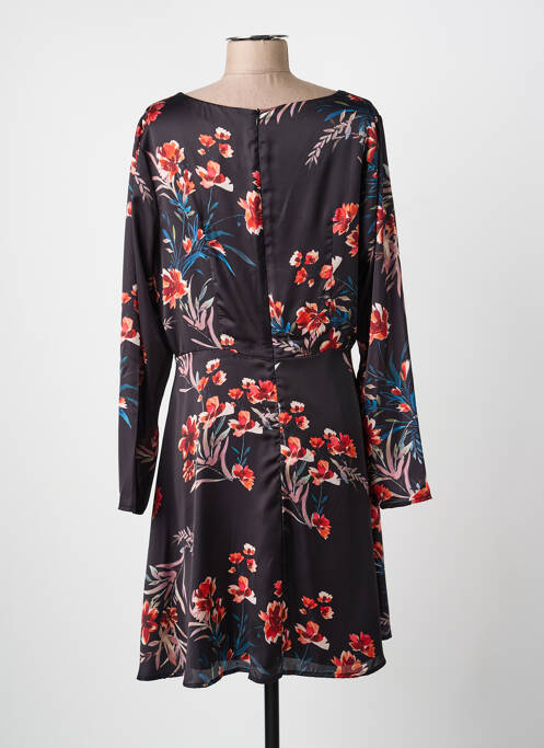 Robe mi-longue manches longues manches longues noir MOLLY BRACKEN femme