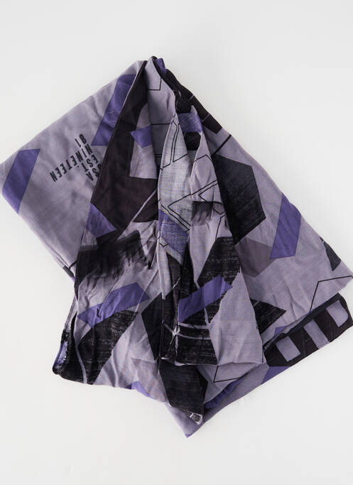 Foulard imprimé fantaisie violet GUESS femme