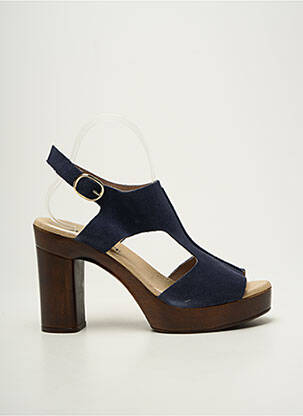 Sandales/Nu pieds bleu MYMA femme
