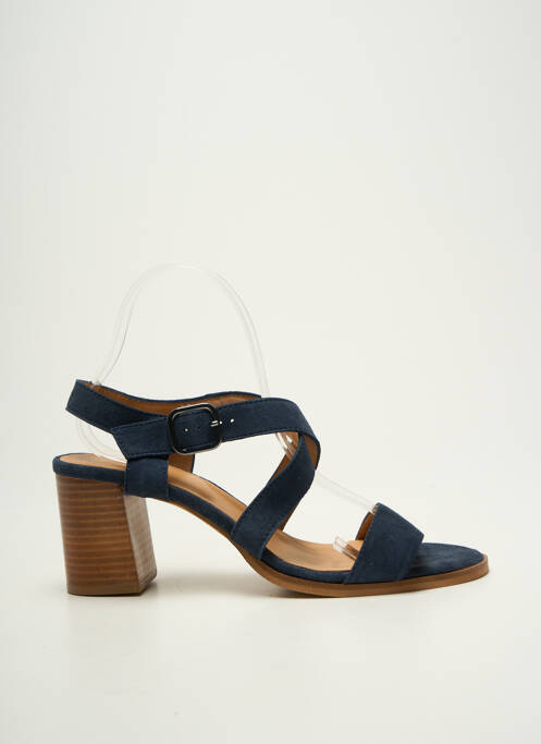 Sandales/nu pieds talon bottier talon de 7 à 9cm bleu ALIWELL femme