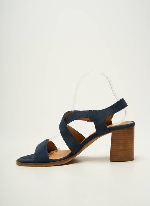 Sandales/nu pieds talon bottier talon de 7 à 9cm bleu ALIWELL femme