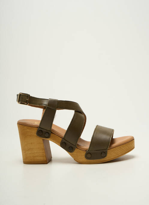 Sandales/Nu pieds vert SMS femme