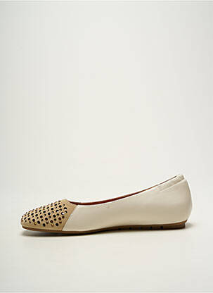 Ballerines semelle amovible talon plat jusqu'à 3cm beige MAM'ZELLE femme