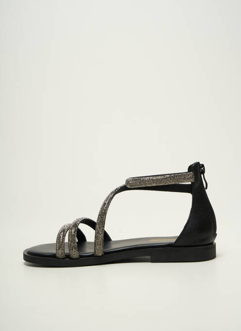 Sandales/nu pieds chiquet talon plat jusqu'à 3cm argent LES TROPEZIENNES PAR M.BELARBI femme