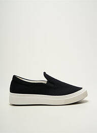 Slip ons bout rond talon plat jusqu'à 3cm noir MAX MARA femme