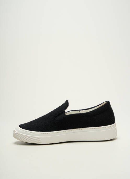 Slip ons bout rond talon plat jusqu'à 3cm noir MAX MARA femme
