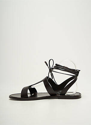 Sandales/nu pieds chiquet talon plat jusqu'à 3cm noir WEEKEND MAXMARA femme
