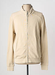Veste casual resserrée sur le bas beige FREEMAN T.PORTER homme