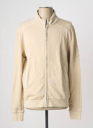 Veste casual resserrée sur le bas beige FREEMAN T.PORTER homme