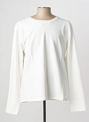 Sweat-shirt maille semi-opaque manches longues beige FREEMAN T.PORTER homme