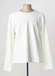 Sweat-shirt maille semi-opaque manches longues beige FREEMAN T.PORTER homme