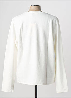 Sweat-shirt maille semi-opaque manches longues beige FREEMAN T.PORTER homme