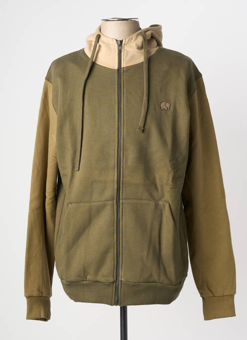 Veste casual poches vert TRENDSPLANT homme
