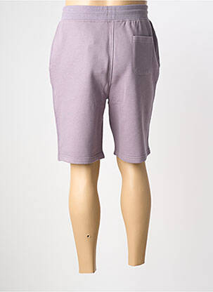 Bermuda taille élastique taille normale violet SCHOTT homme