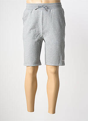 Bermuda taille élastique taille normale gris SCHOTT homme