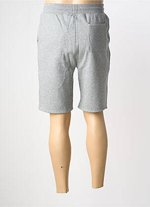 Bermuda taille élastique taille normale gris SCHOTT homme