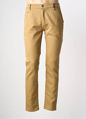 Pantalon chino stretch taille normale marron FREEMAN T.PORTER homme