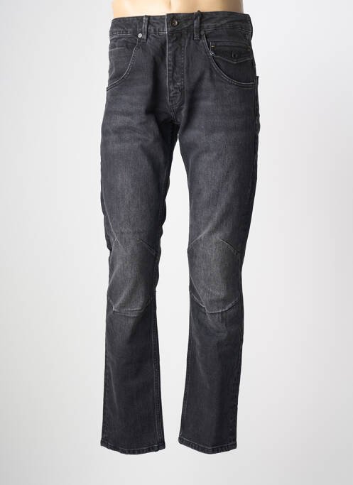 Jeans coupe droite stretch taille normale noir FREEMAN T.PORTER homme