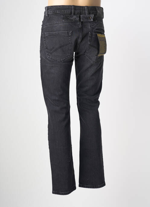 Jeans coupe droite stretch taille normale noir FREEMAN T.PORTER homme