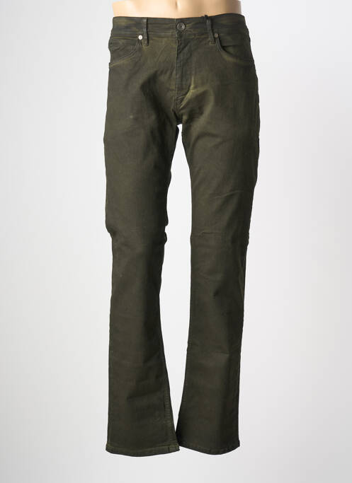 Pantalon droit stretch taille normale vert FREEMAN T.PORTER femme