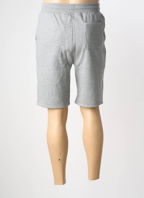 Bermuda taille élastique taille normale gris SCHOTT homme