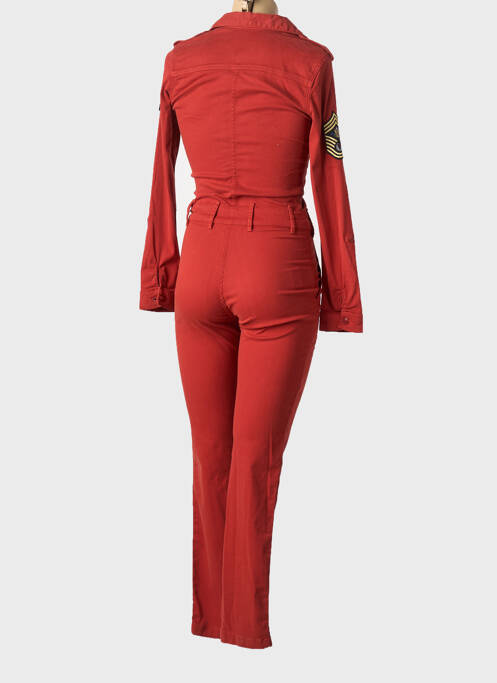 Combi-pantalon rouge SCHOTT femme