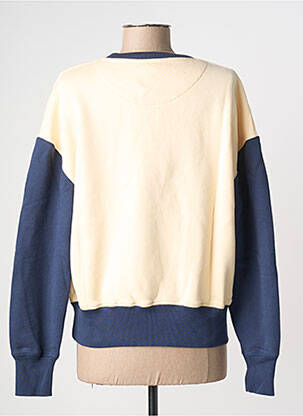 Sweat-shirt broderie manches longues beige TRENDSPLANT femme