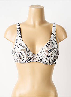 Haut de maillot de bain stretch haut soutien-gorge emboitant beige AUBADE femme
