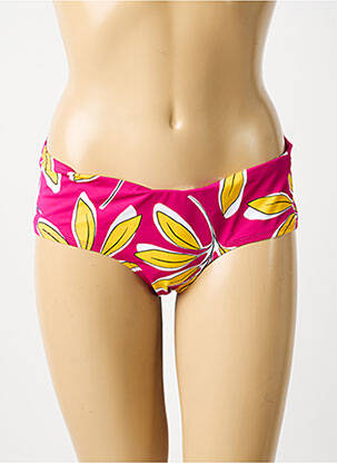 Bas de maillot de bain imprimé fleurs shorty rose AUBADE femme