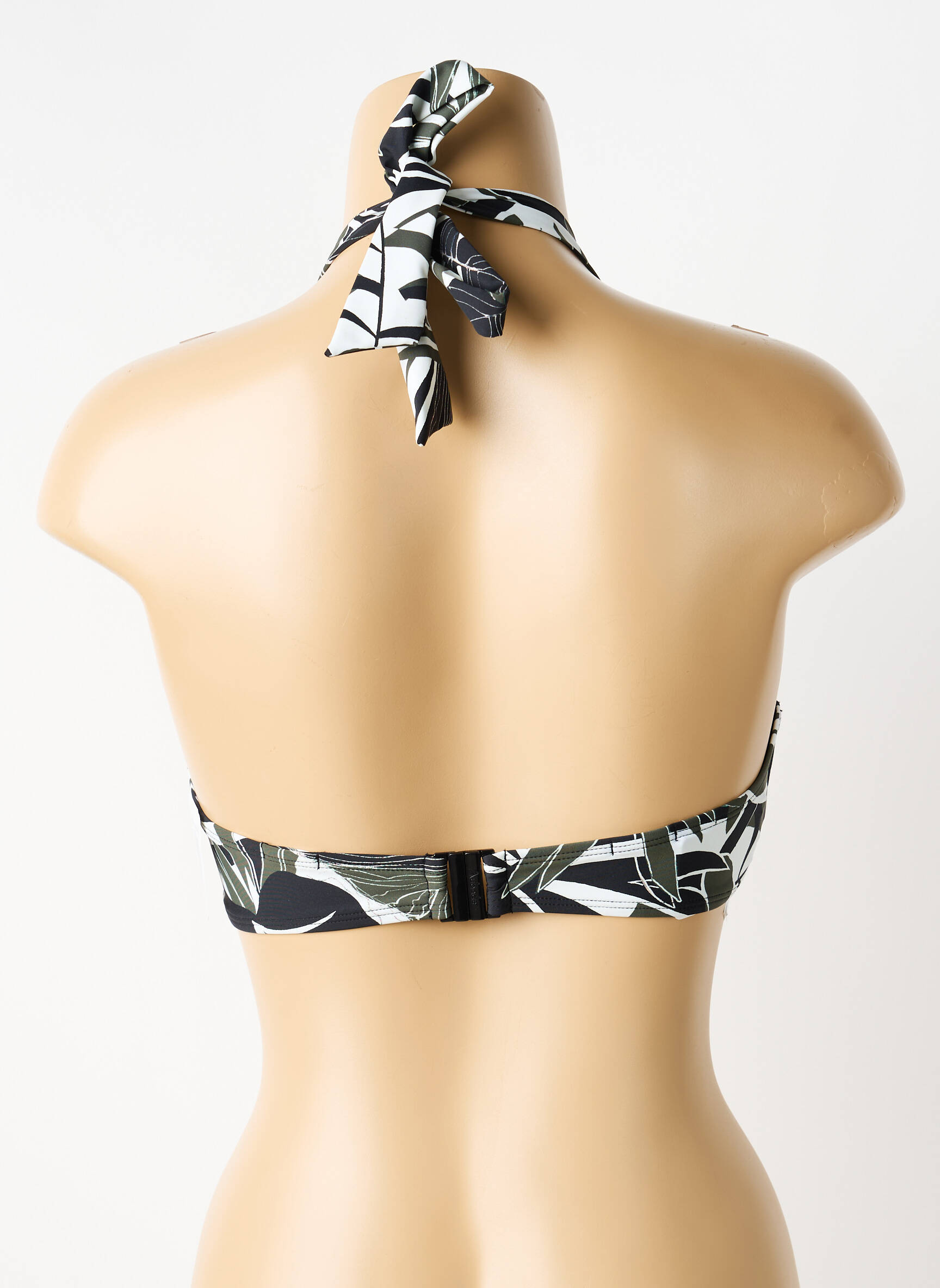 Haut de maillot de bain stretch haut triangles vert AUBADE femme