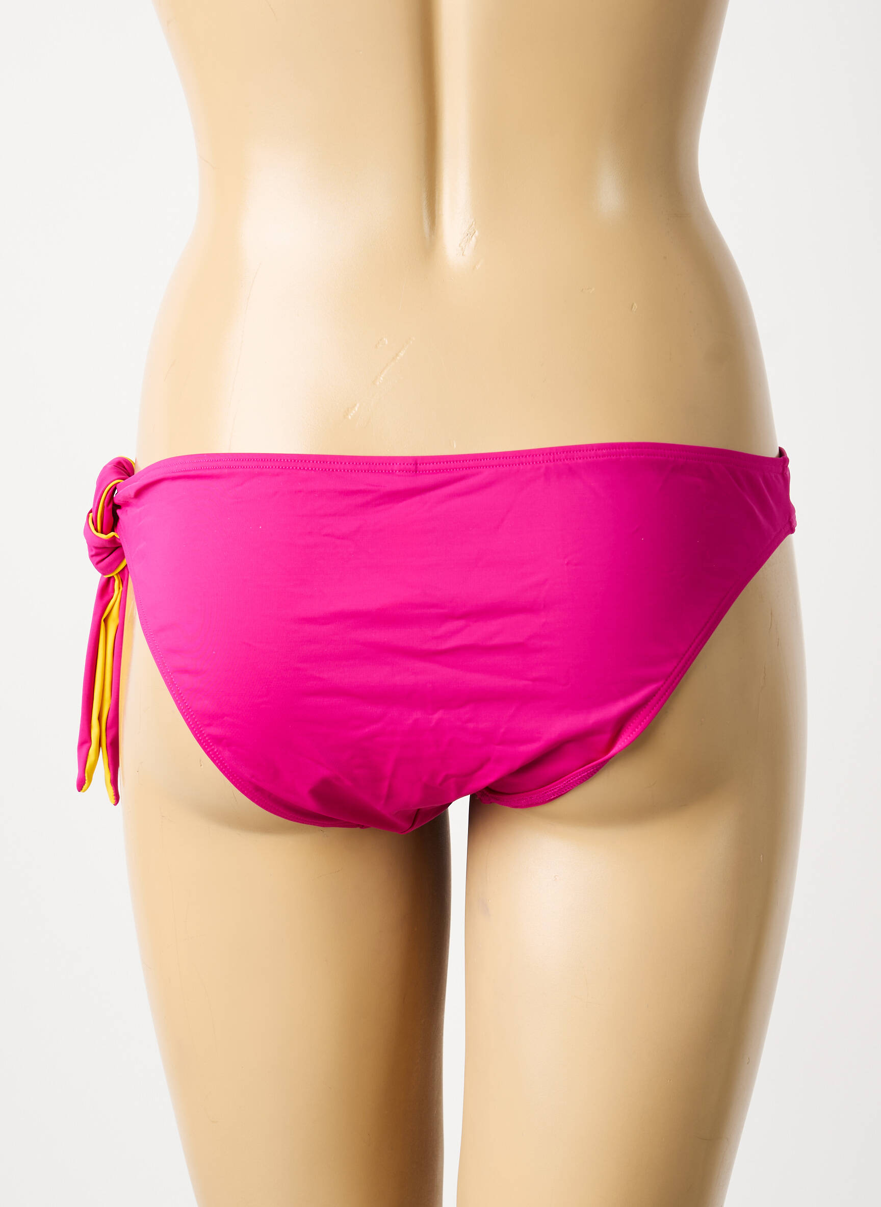 Bas de maillot de bain effet matière satinée culotte rose AUBADE femme