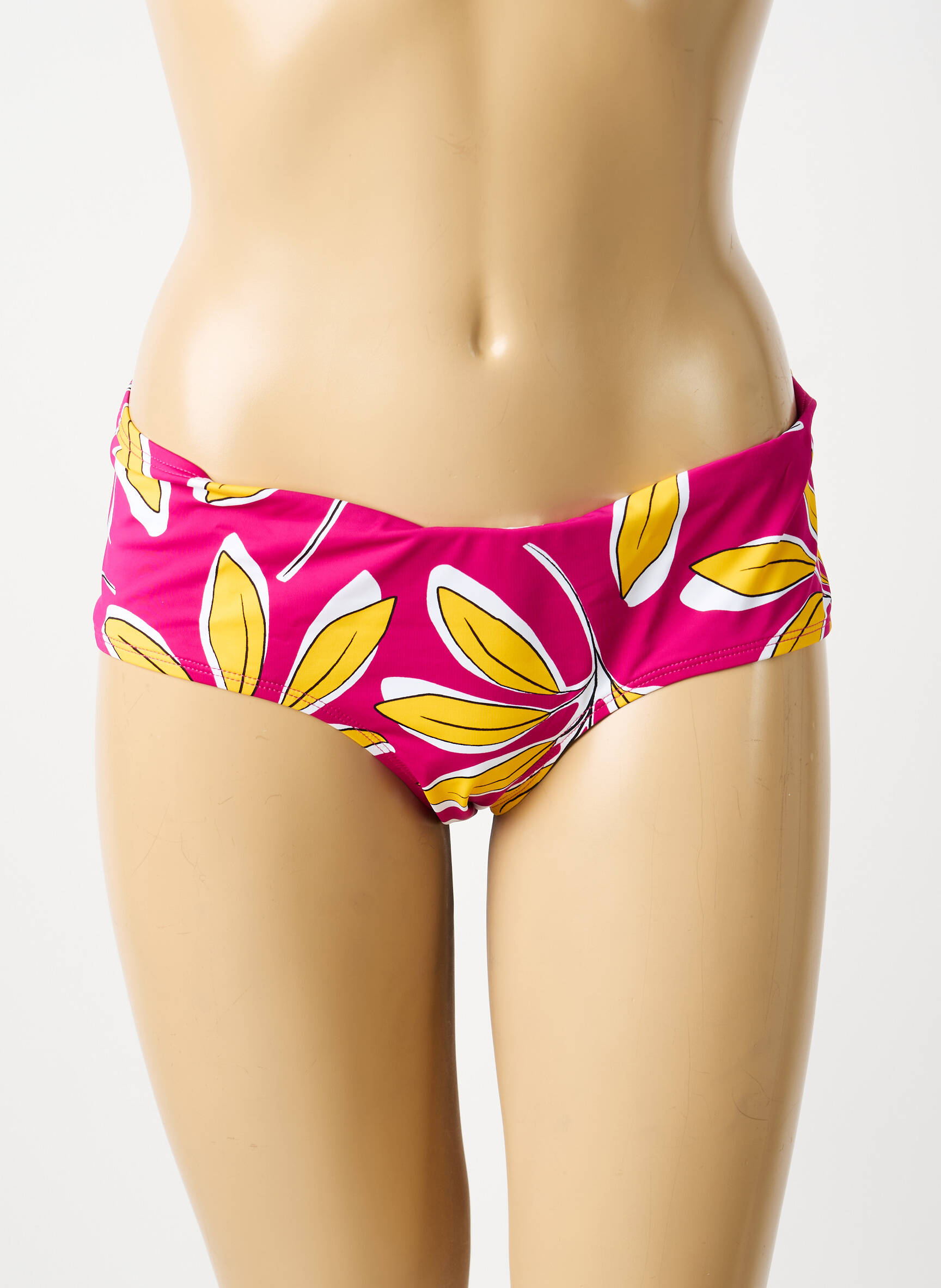 Bas de maillot de bain imprimé fleurs shorty rose AUBADE femme
