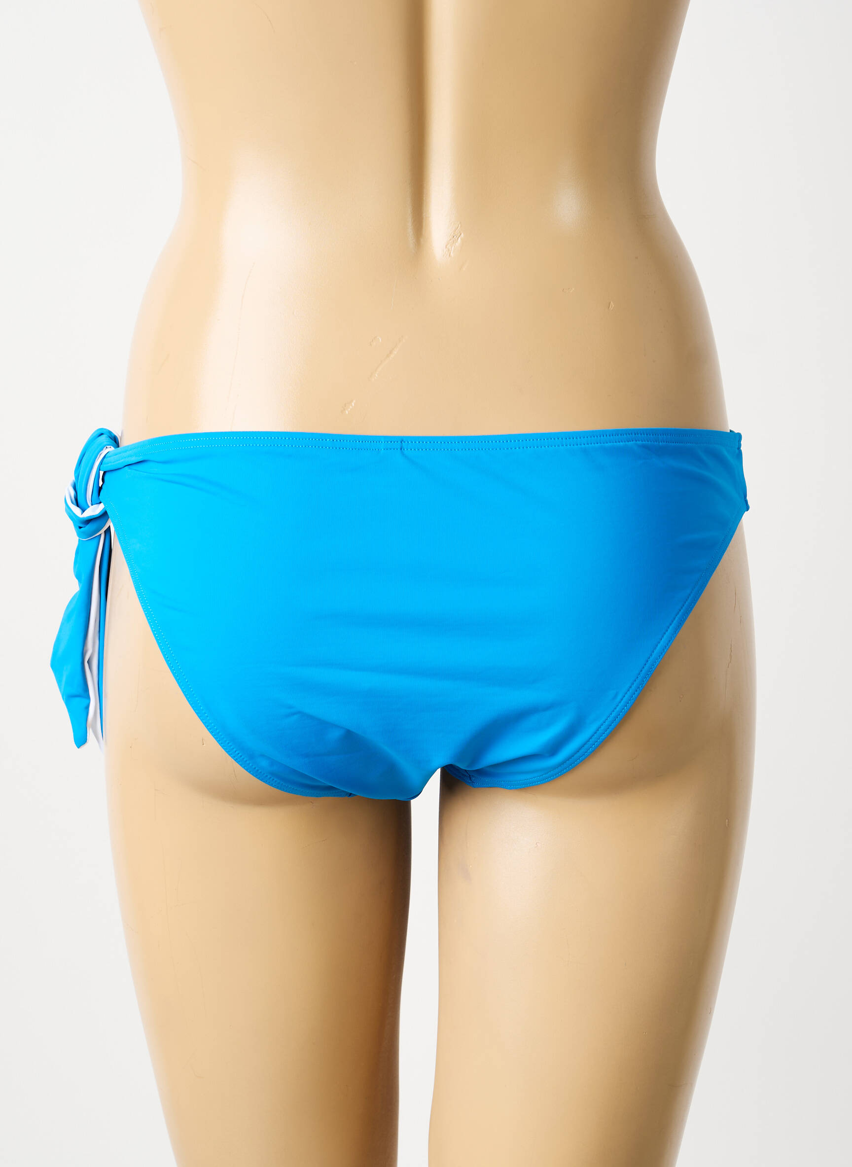 Bas de maillot de bain effet matière satinée culotte bleu AUBADE femme