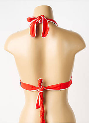 Haut de maillot de bain stretch haut triangles rouge AUBADE femme