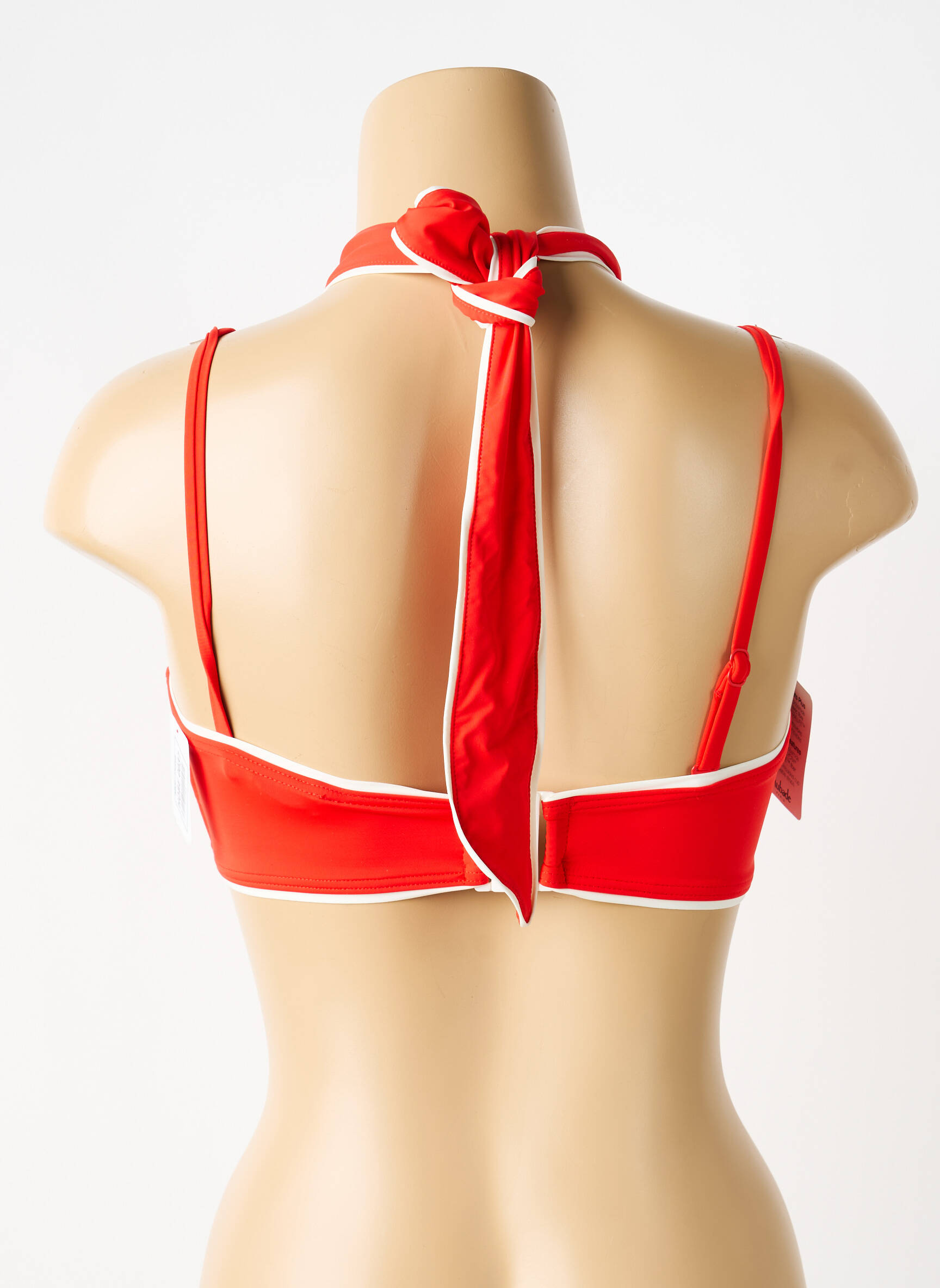 Haut de maillot de bain stretch haut bandeau rouge AUBADE femme