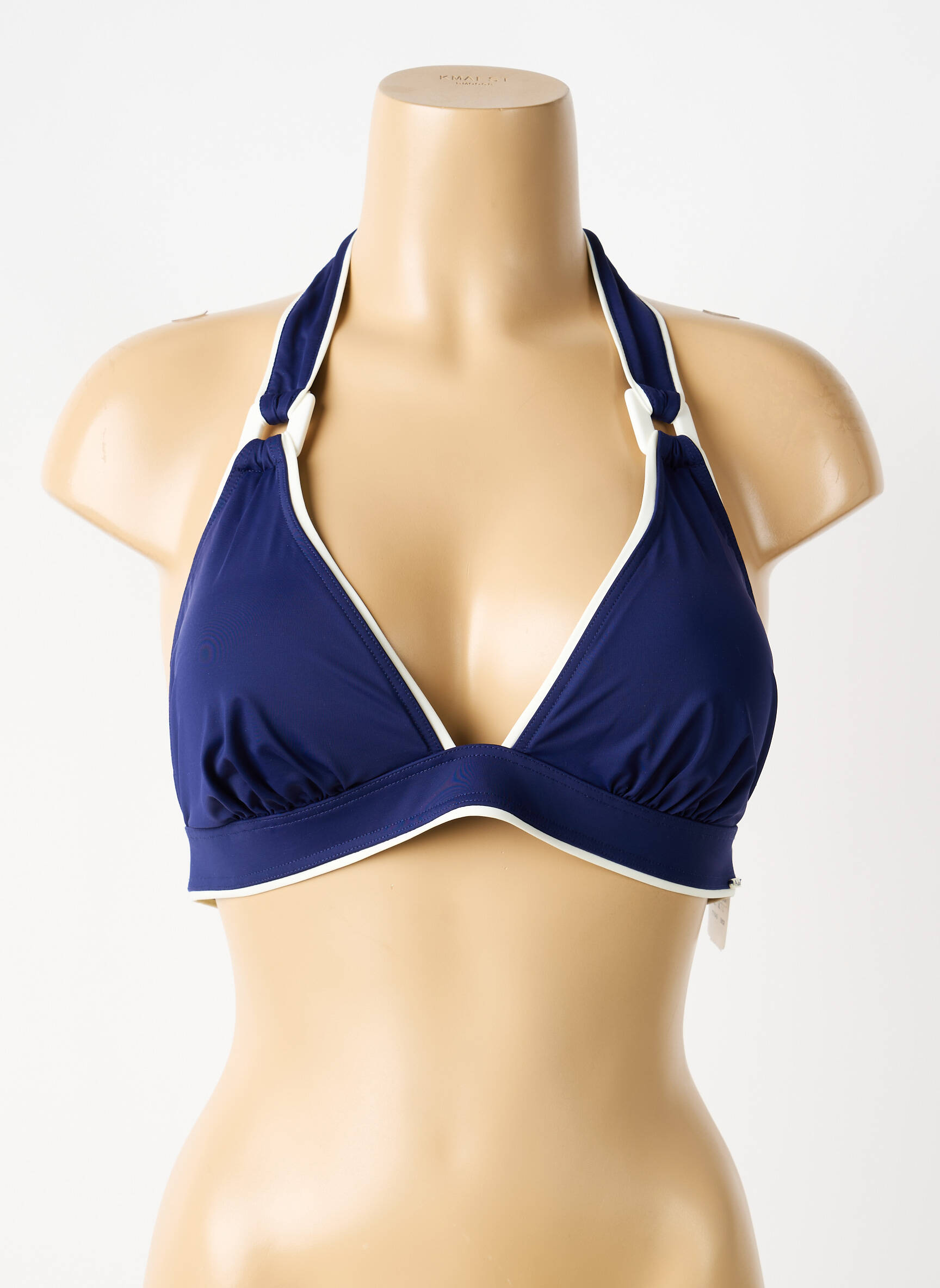 Haut de maillot de bain stretch haut triangles bleu AUBADE femme
