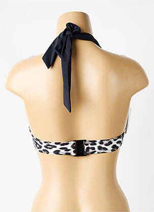Haut de maillot de bain stretch haut soutien-gorge push-up noir AUBADE femme