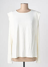 Top tissage jersey manches longues beige ELÈSIG femme
