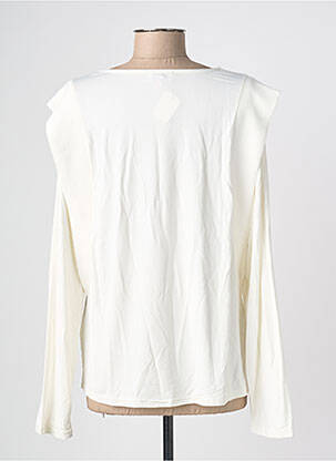 Top tissage jersey manches longues beige ELÈSIG femme