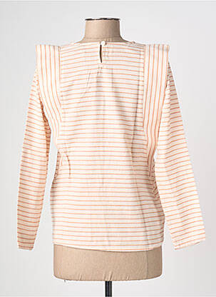 Top coupe cintrée manches longues rose ELÈSIG femme