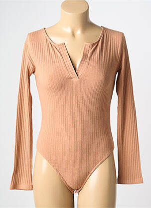 Body stretch manches longues rose ELÈSIG femme
