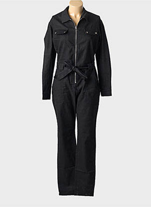Combi-pantalon poches manches longues noir ELÈSIG femme