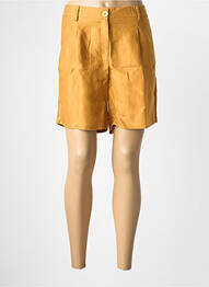 Short fermeture zippée sous rabat boutonné taille normale jaune ELÈSIG femme