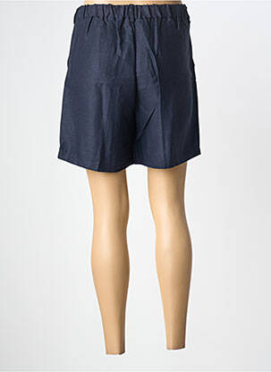 Short fermeture zippée sous rabat boutonné taille normale bleu ELÈSIG femme