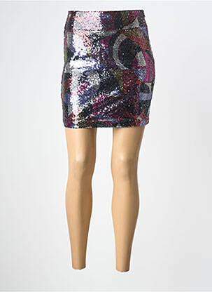 Jupe courte violet ELÈSIG femme