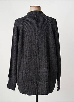 Gilet manches longues fermeture boutonnée sur le devant gris SHEEGO femme