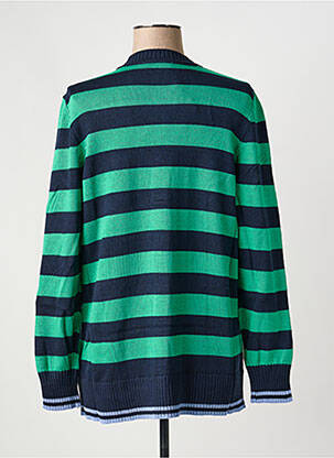 Gilet manches longues fermeture boutonnée sur le devant vert SHEEGO femme