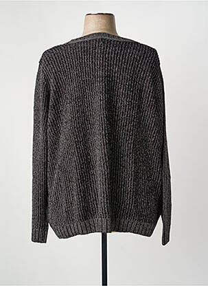 Gilet manches longues fermeture boutonnée sur le devant noir SHEEGO femme