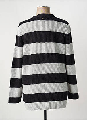 Gilet manches longues fermeture boutonnée sur le devant gris SHEEGO femme